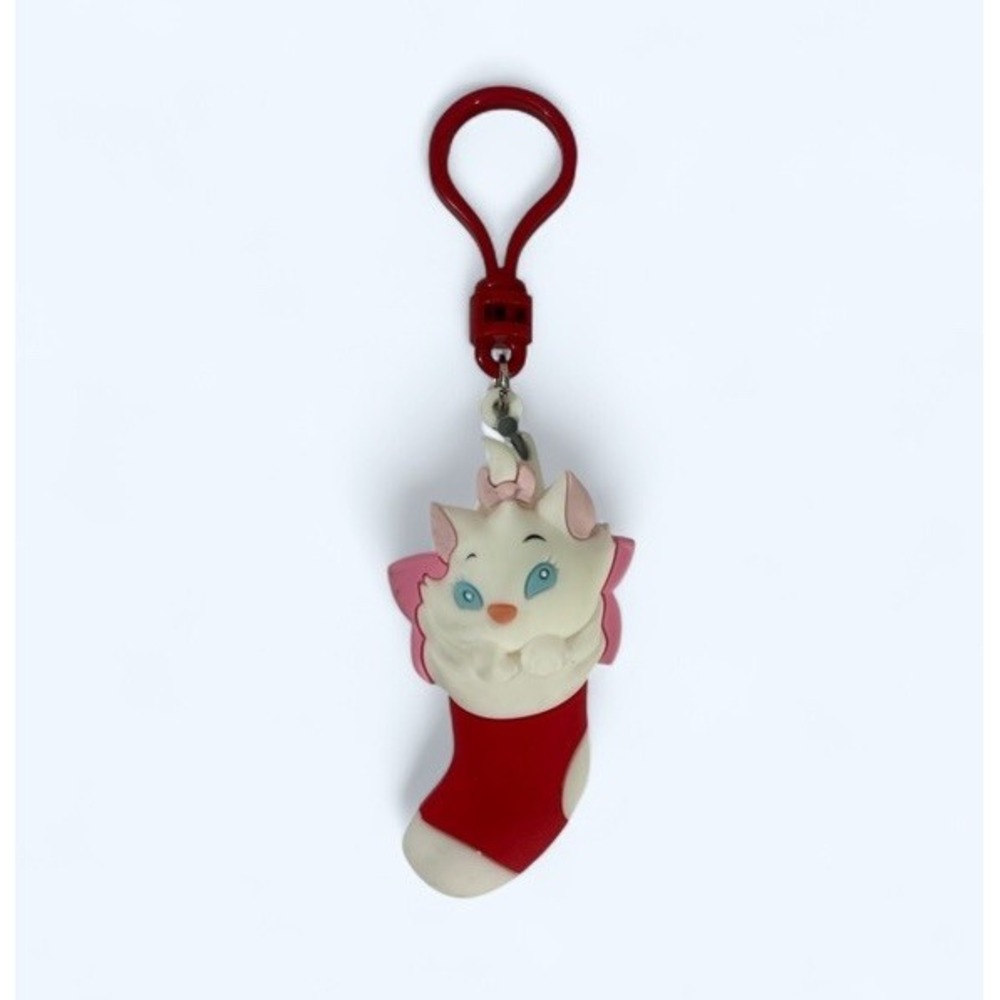 Disney Holiday Marie Cat Clip Blind Bag Series 59 Key Chain Monogram